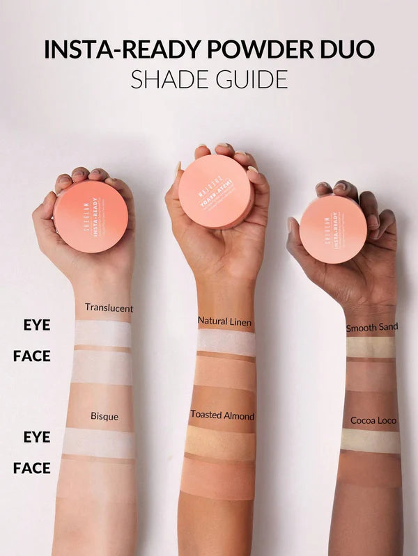 SHEGLAM INSTA-READY FACE & UNDER EYE SETTING POWDER DUO TRANSLUCENT