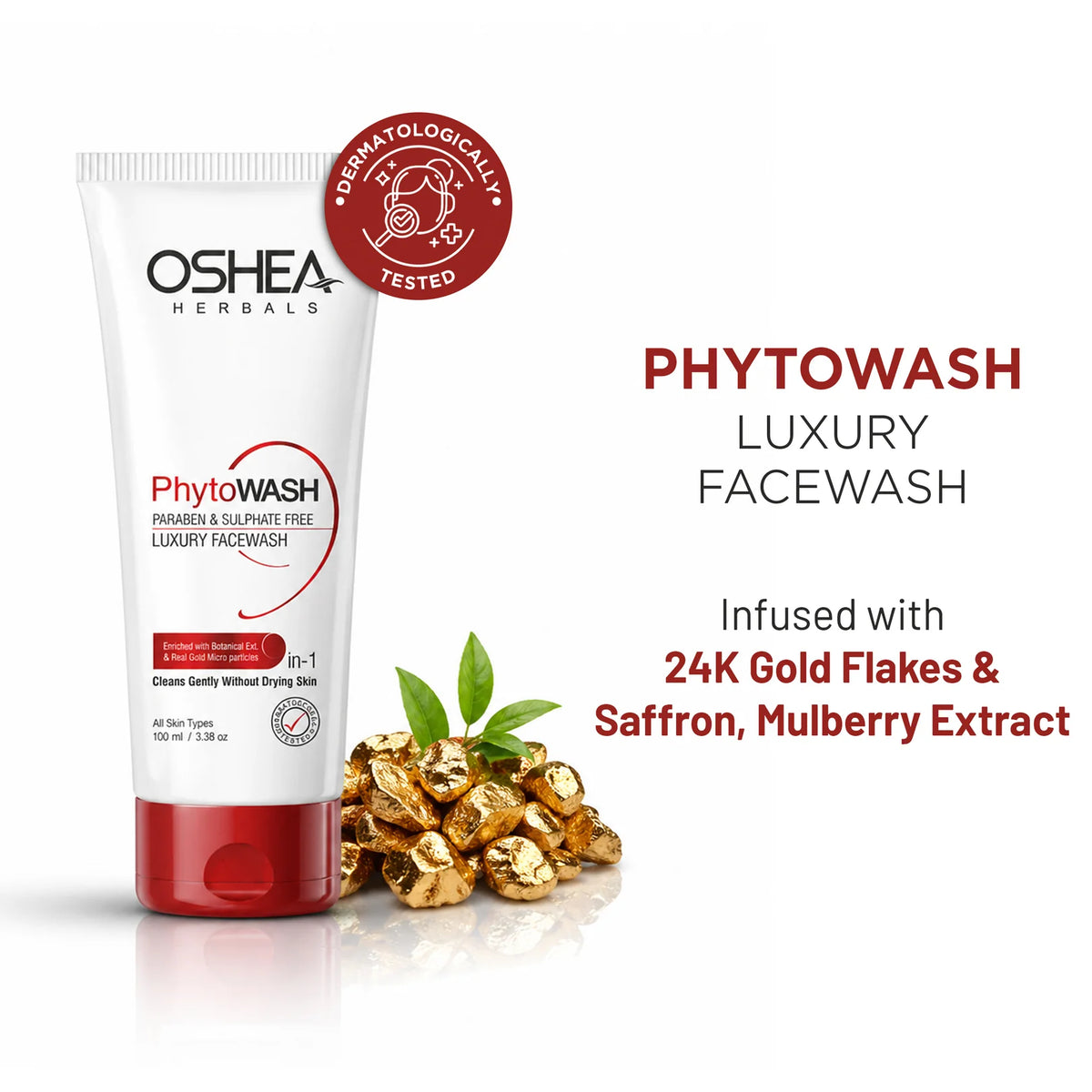 Oshea Herbals Phytowash Luxury Facewash 100ml