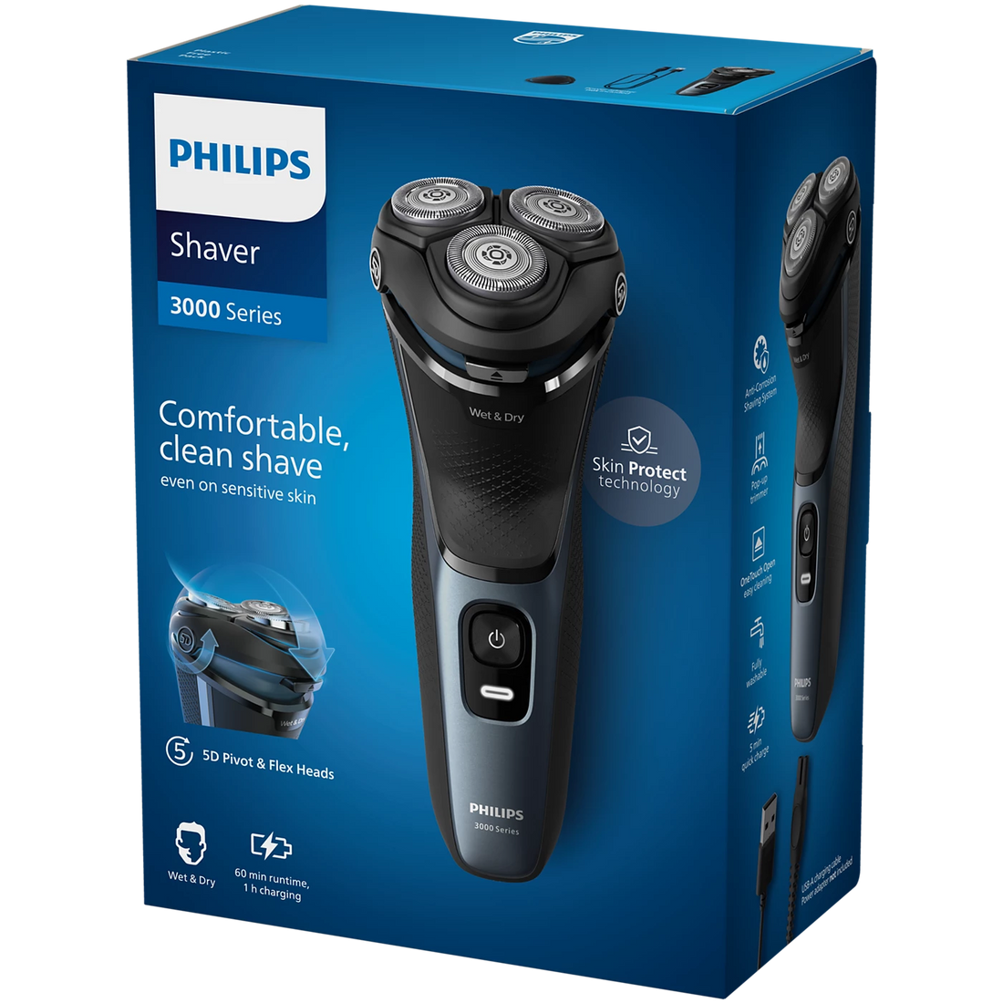 Philips AquaTouch Shaver 3000 Wet &amp; Dry S3144