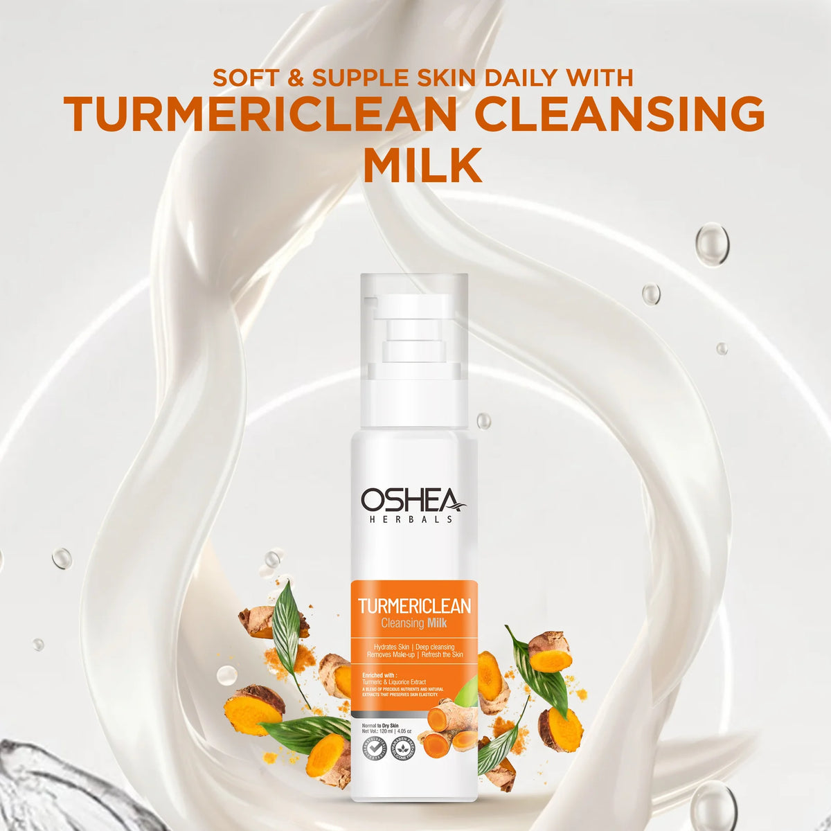 Oshea Herbals Turmericlean Cleansing Milk 120ml