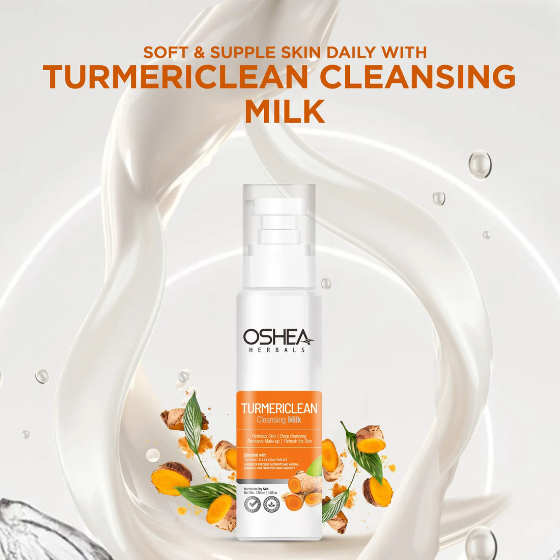 Oshea Herbals Turmericlean Cleansing Milk 120ml