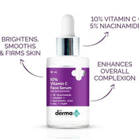 The Derma co 10% Vitamin C Face Serum with 5% Niacinamide & Hyaluronic Acid - 30ml