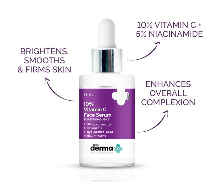 The Derma co 10% Vitamin C Face Serum with 5% Niacinamide & Hyaluronic Acid - 30ml