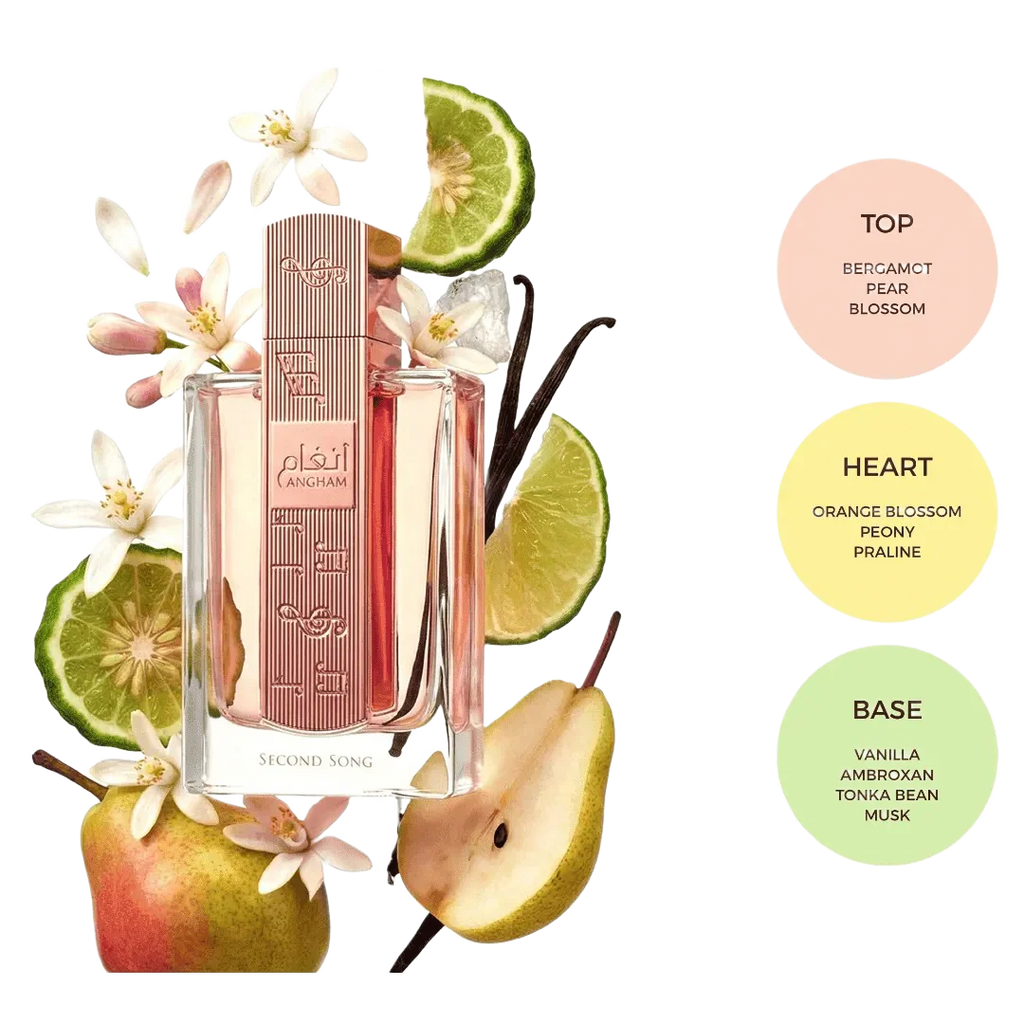 Lattafa Unisex Angham Second Song EDP Spray 3.4 oz Fragrances 100ml