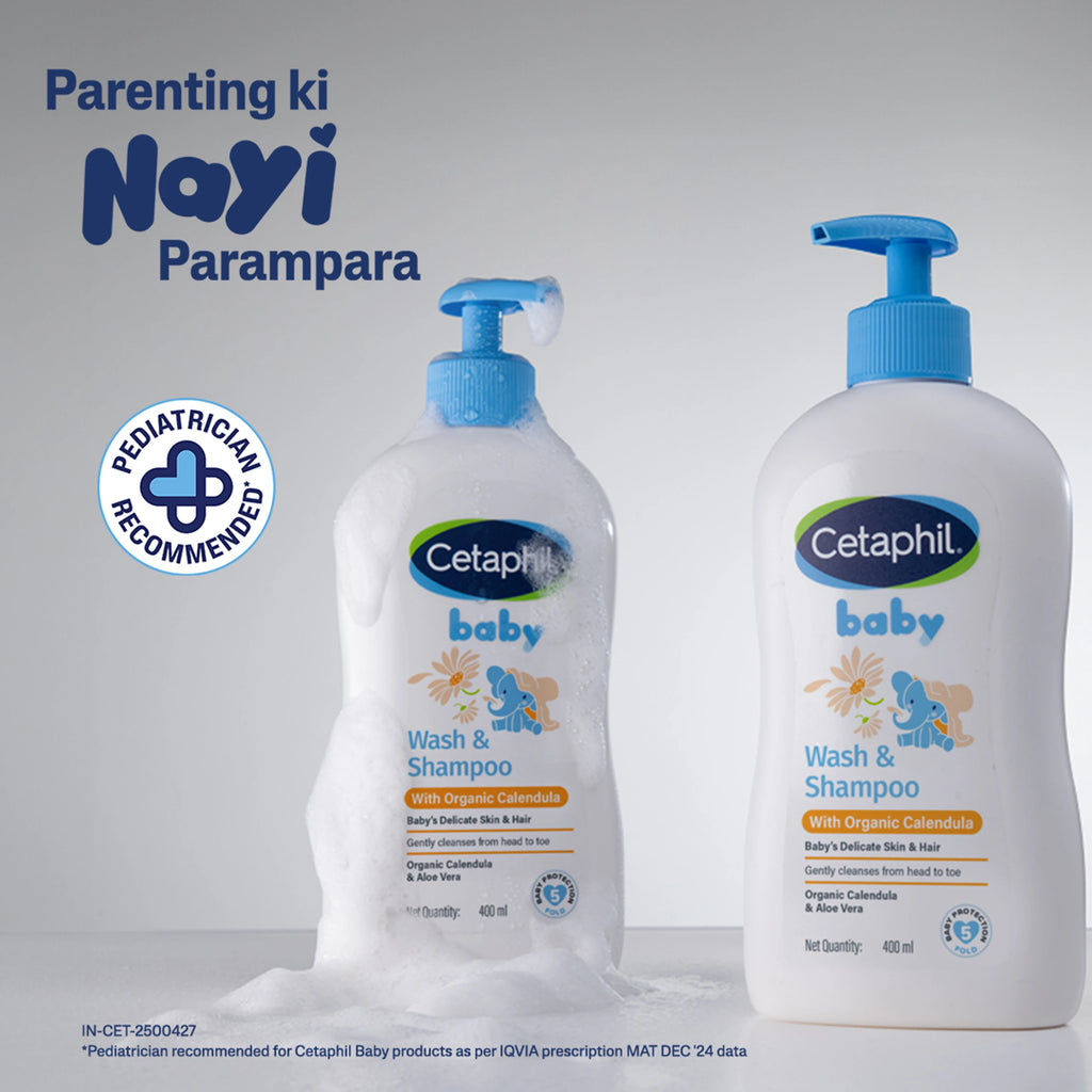 Cetaphil Baby Wash & Shampoo with Organic Calendula (400 ml)