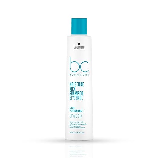 Schwarzkopf Professional Bonacure Moisture Kick Shampoo with Glycerol | For Dry Hair 250ml