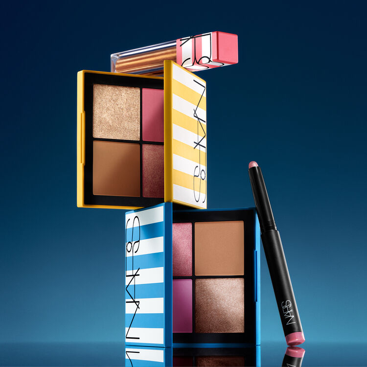 NARS HOT ESCAPE CHEEK PALETTE 0.12 Oz, 3.5g (x4)