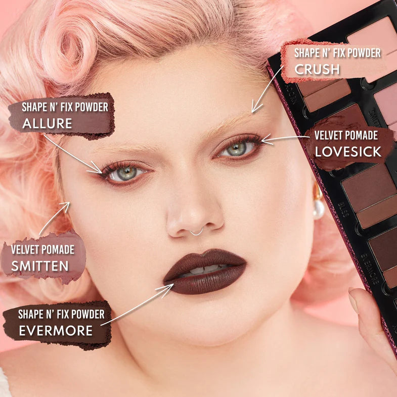 Danessa Myricks Beauty Groundwork Palette Blooming Romance Palette For Eyes,Brows,Face & Lipsn 26g