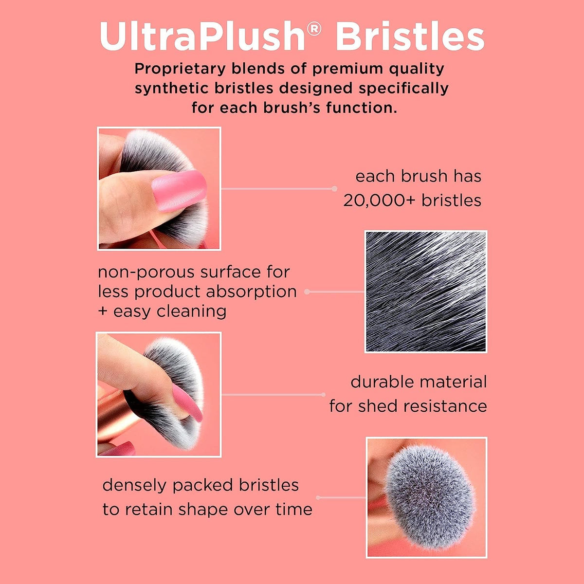 Real Techniques flawless base set for foundation + concealer