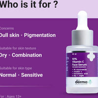 The Derma co 10% Vitamin C Face Serum with 5% Niacinamide & Hyaluronic Acid - 30ml