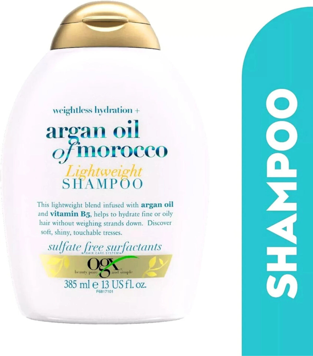 ogx Argan Oil of Morocco Shampoo – Lightweight Hydration for Soft, Silky Hair (385 ml)