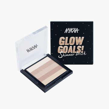 Nykaa Glow Goals! Shimmer Brick Highlighter Palette - Good Old Gold (7.5gm)