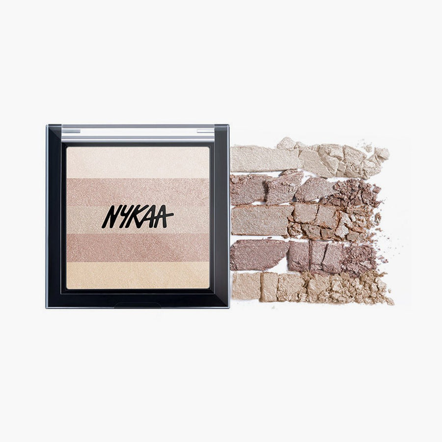 Nykaa Glow Goals! Shimmer Brick Highlighter Palette (7.5gm)