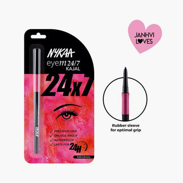 NYKAA Eyem 24x7 Kajal- Black ( 0.35g )