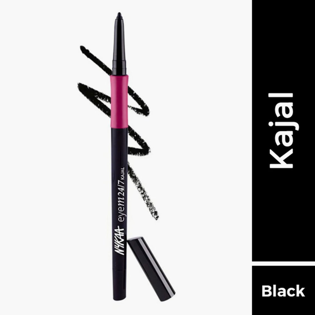 NYKAA Eyem 24x7 Kajal- Black ( 0.35g )