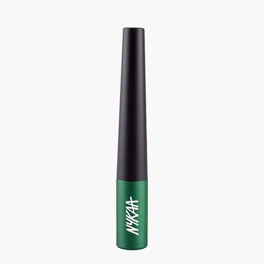 Nykaa GLAMOReyes Coloured Liquid Eyeliner - 03 Enchanting Forest (5ml)