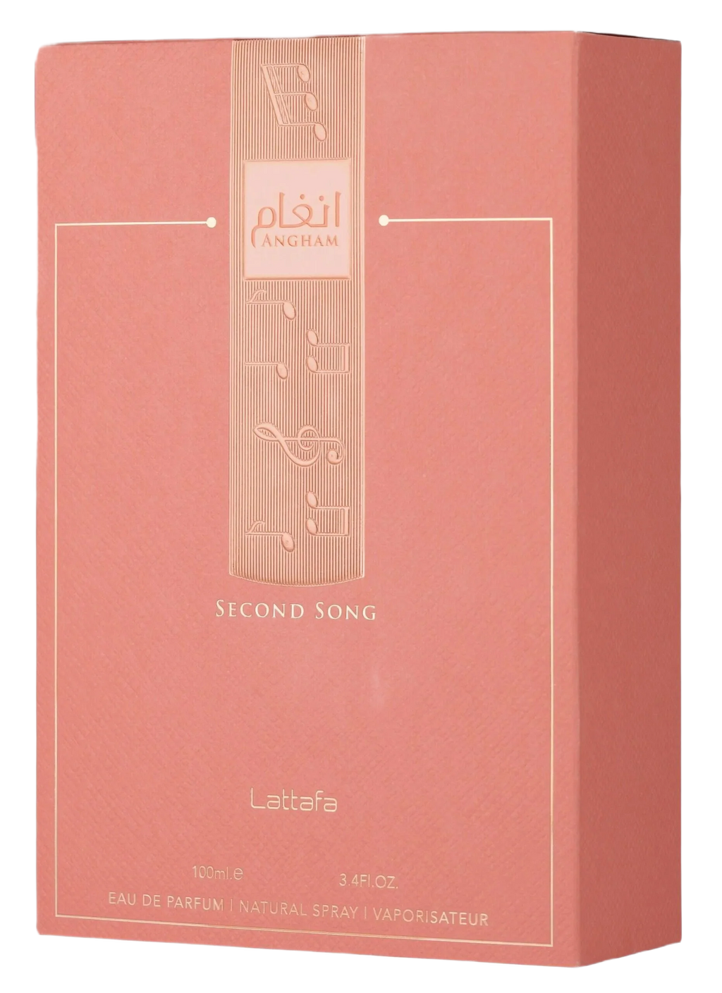 Lattafa Unisex Angham Second Song EDP Spray 3.4 oz Fragrances 100ml