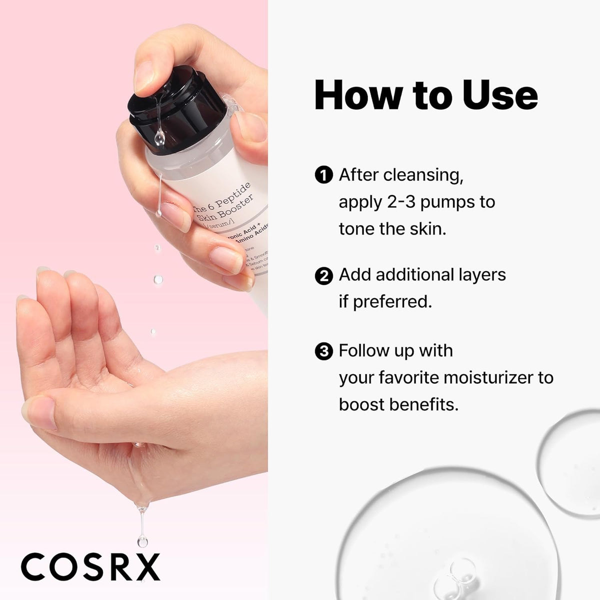 COSRX 6X Peptide Collagen Booster Toner Serum 150ml
