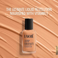 Lakme Perfecting Liquid Foundation,Waterproof Full Coverage Long Lasting - Light Oil Free Face Makeup with Vitamin E, Dewy Finish Glow 27ml