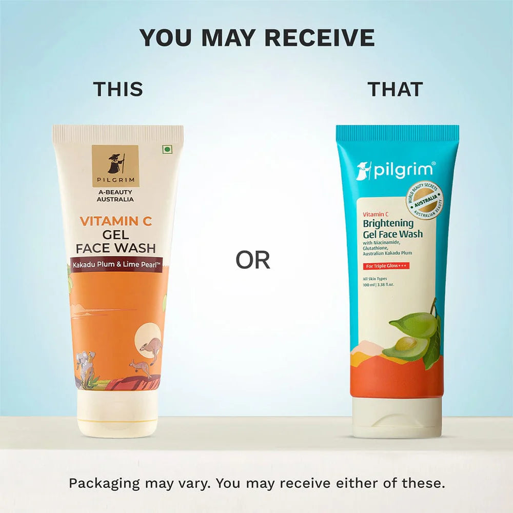 pilgrim Vitamin C Brightening Gel Face Wash 100ml
