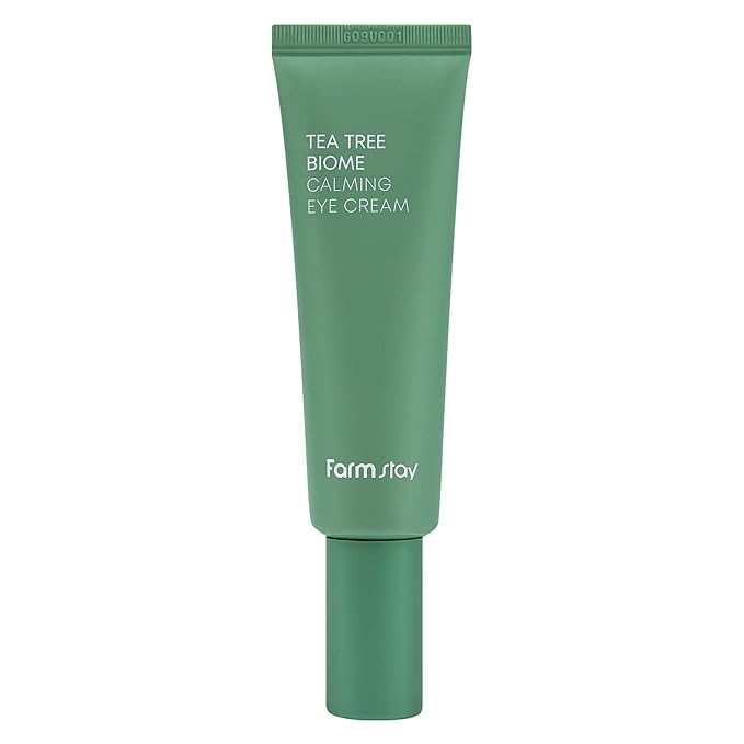 FARMSTAY TeaTree Biome Calming Eye Cream - Daily Eye Wrinkle Cream, Korean Skin Care 50ml