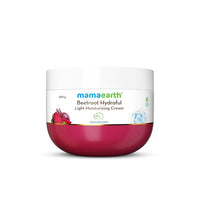 Mamaearth Beetroot Hydraful Light Moisturizing Cream with Beetroot & Hyaluronic Acid | For Hydrated Pink Glow | For Face, Hand & Body | 24H Moisturization | Quick Absorbing | Non-Greasy | Soft Moisturizer | 200g