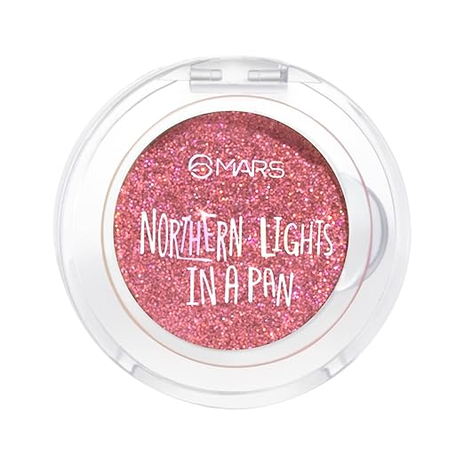 MARS Northern Lights in a Pan Powder Based Shimmery Eyeshadow Palette, 5g Finland Flash| Longlasting, High Shiny Finish | Intense Coverage | Highly Pigmented (ES03-03)