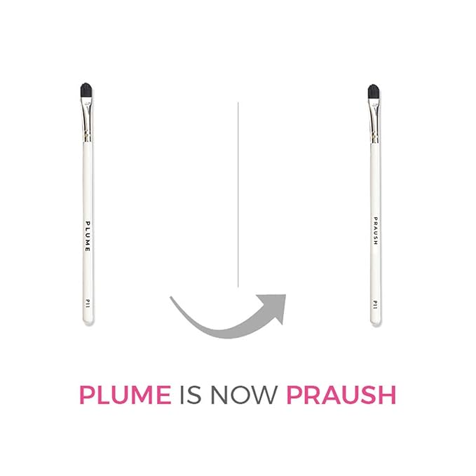 Plume P11 - Flat Synthetic Cut Crease Eye Brush