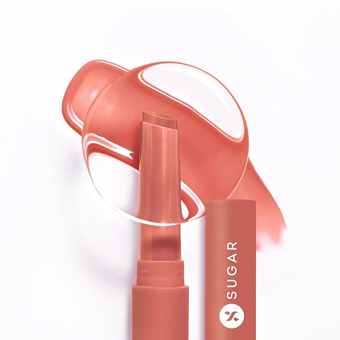 SUGAR Cosmetics Glide Peptide Plumping Gloss Stick with Collagen & Ceramides | Instantly Pumps | 2.7g