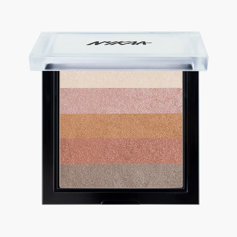 Nykaa Glow Goals! Shimmer Brick Highlighter Palette (7.5gm)