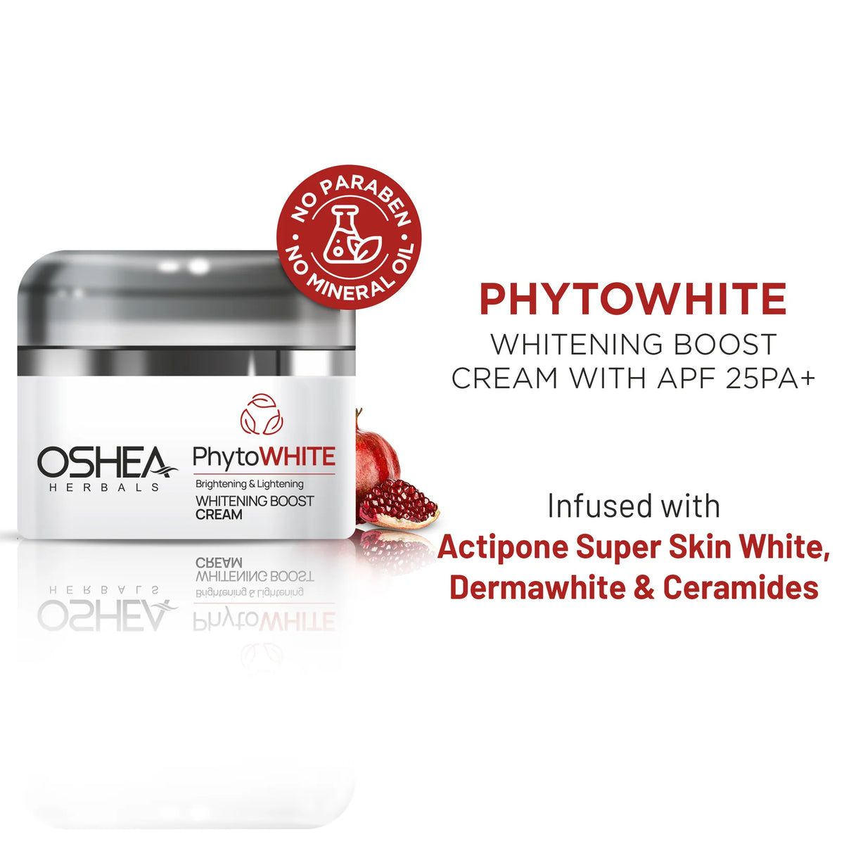 Oshea Herbals PhytoWHITE Brightening & Lightening Whitening Boost Cream with Spf 25 PA+ 50g