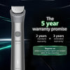 Philips India's No.1 Men's Trimmer* | Effortless styling | BeardSense Technology | All-in-One Grooming 11 in 1 Trimmer Kit- Face, Head, Body | IPX7 Waterproof MG5932