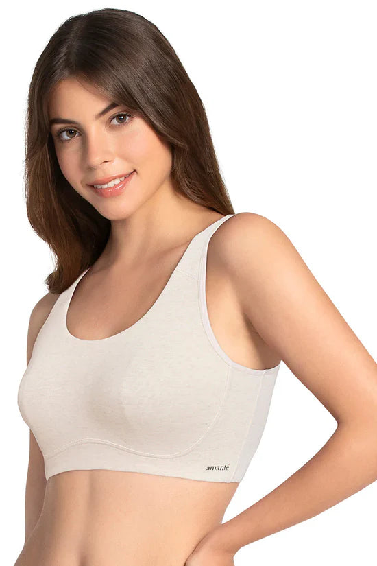 Amante 78801 All Day Lounge Solid Non Padded Non-Wired Bra