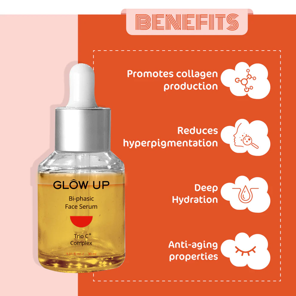 Glow Up TRIO C+ COMPLEX FACE SERUM - 30ml