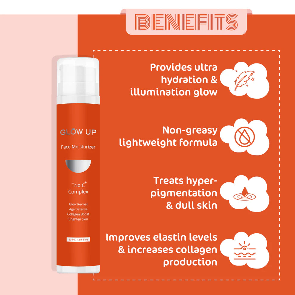 Glow Up TRIO C+ COMPLEX FACE MOISTURISER - 50ml