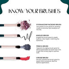 MARS Tools of Titan Brush Set of 8 | Face Makeup Brush Set with Ultra Soft Bristles (PACK OF 8)