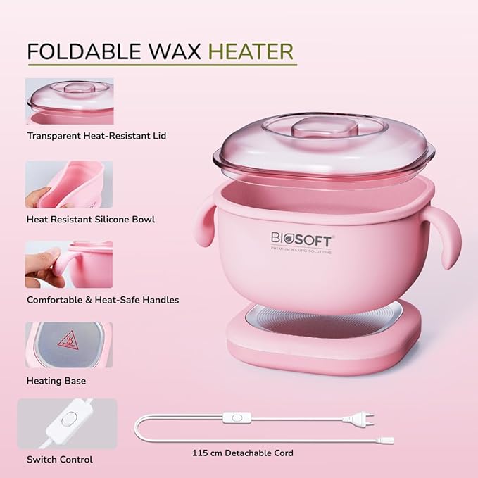 Biosoft Foldable Wax Heater For Waxing