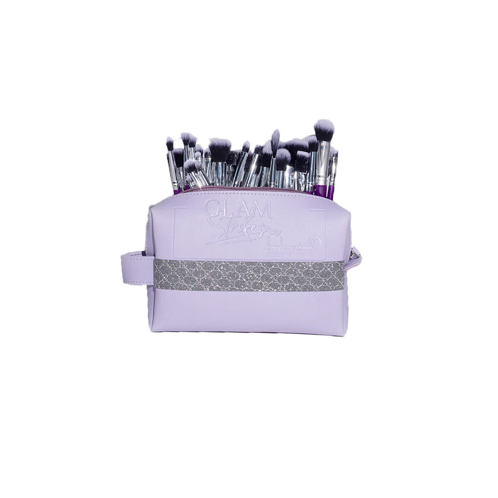 Glam strokes by London Prime 32 Pcs Brush Set Lavender