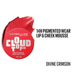 Maybelline Cloudtopia Cheek & Lip Mousse Blush | Lightweight, Pigmented Mousse 5g