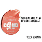 Maybelline Cloudtopia Cheek & Lip Mousse Blush | Lightweight, Pigmented Mousse 5g