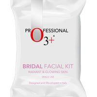 O3+ PROFESSIONAL Bridal Facial Kit for Radiant & Glowing Skin Single Use