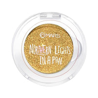 MARS Northern Lights in a Pan Powder Based Shimmery Eyeshadow Palette, 5g Swirling Sweden | Longlasting, With a High Shiny Finish | Intense Coverage | Highly Pigmented (ES03-01) (Gold)