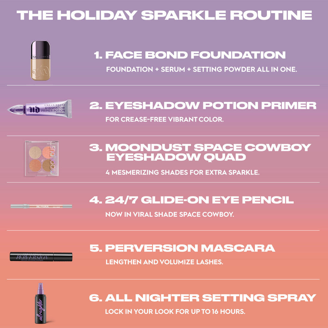 Urban Decay Moondust Space Cowboy Eyeshadow Quad (LIMITED EDITION)