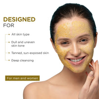Oshea Herbals Ubtan Glowing & Tan Removing Face Scrub 100g