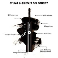 SUGAR Cosmetics Double Date Extreme Volume Mascara Duo - 01 Blackjack