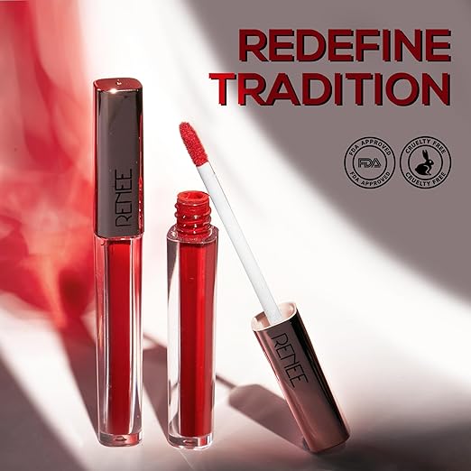 RENEE Sindoor 1.5 Ml, Highly Pigmented Liquid Matte Finish With Rich Color Pay-off - Water Resistance, Smudge-proof, Lightweight & Long Lasting - Compact & Travel Friendly