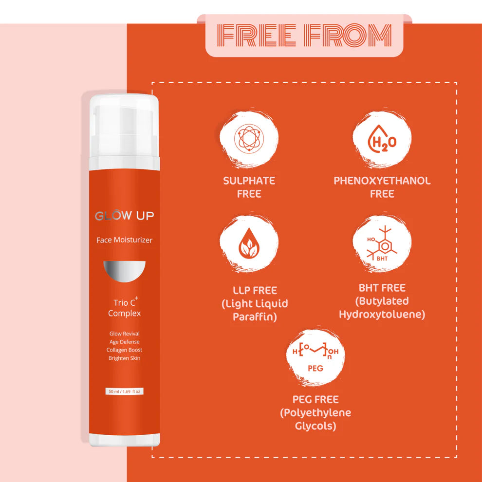 Glow Up TRIO C+ COMPLEX FACE MOISTURISER - 50ml