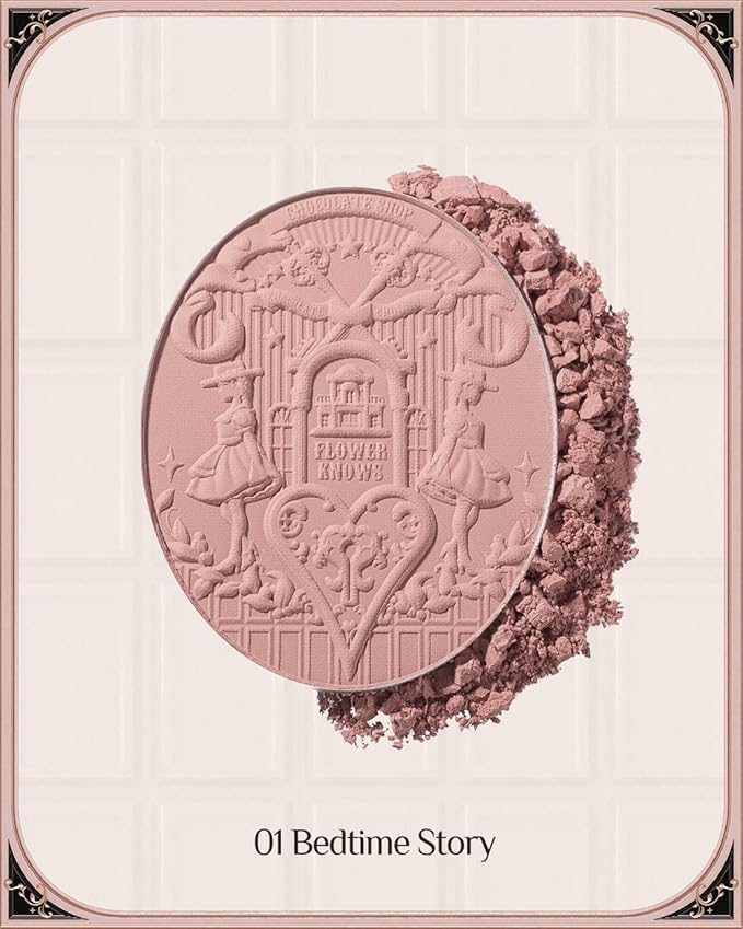 Flower Knows Chocolate Wonder Shop Embossed Blush