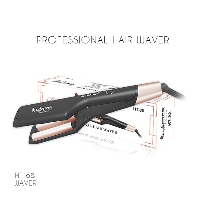 HECTOR Hair Waver, Corded Electric, Smoothening, Black HT-HW 88