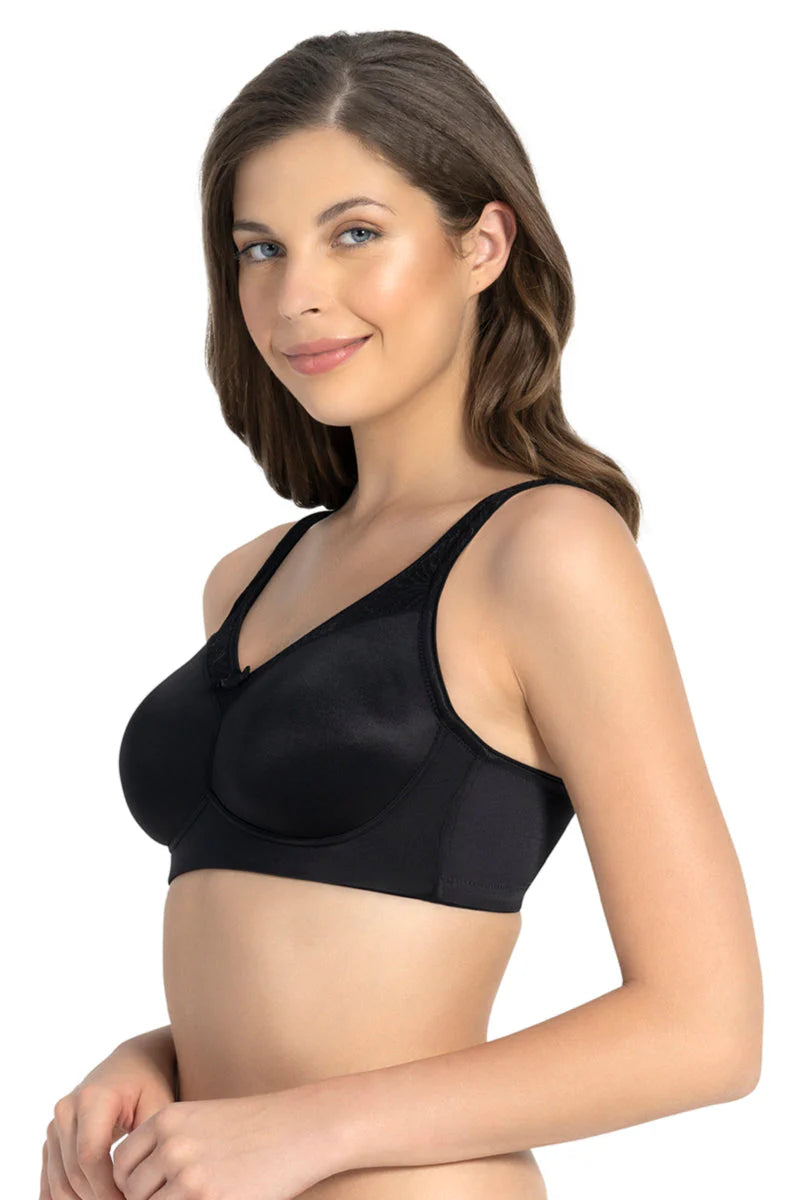 Amante Solid Padded Non-Wired Full Coverage T-Shirt Bra